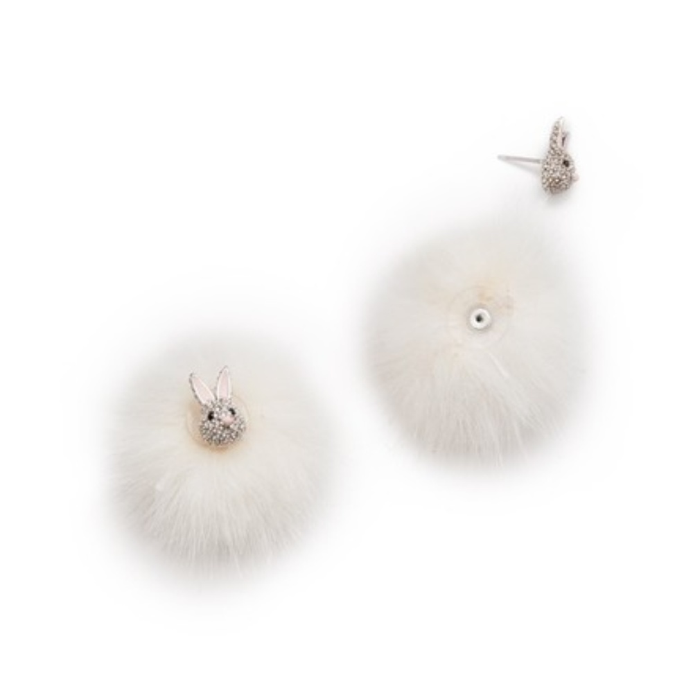 Kate Spade Make Magic Rabbit Reversible Earrings - Picture 3 of 6